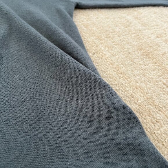 LOFT Outlet Blue Cotton Lightweight Open Front Cardigan Sweater Knit Top L - Picture 9 of 10